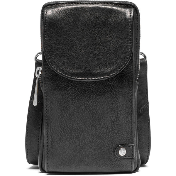 DEPECHE Mobilebag in soft leather quality Mobilebag 098 Silver