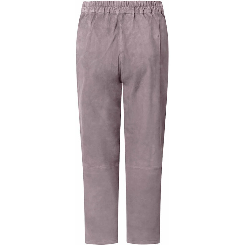 Depeche leather wear Modern and cool pants in soft suede quality Pants 204 Lavendel
