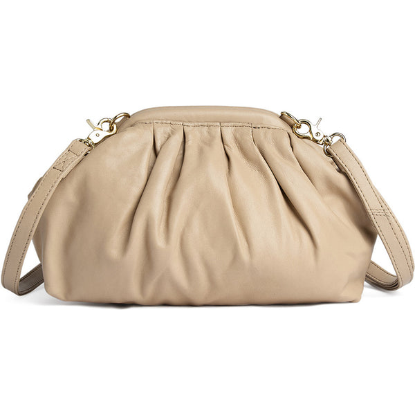 Munich leather clutch / 17314 - Vanilla – DEPECHE