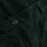 Depeche leather wear Must-have Angela cargo suede pants Pants 102 Bottle Green