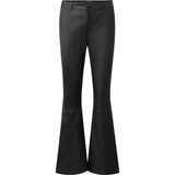 Depeche leather wear Must-have RW Allison flare leather pants Pants 099 Black (Nero)