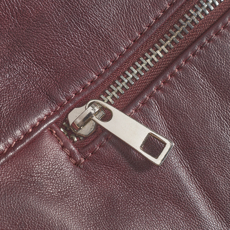 DEPECHE Musthave shopper leatherbag Shopper 032 Cranberry