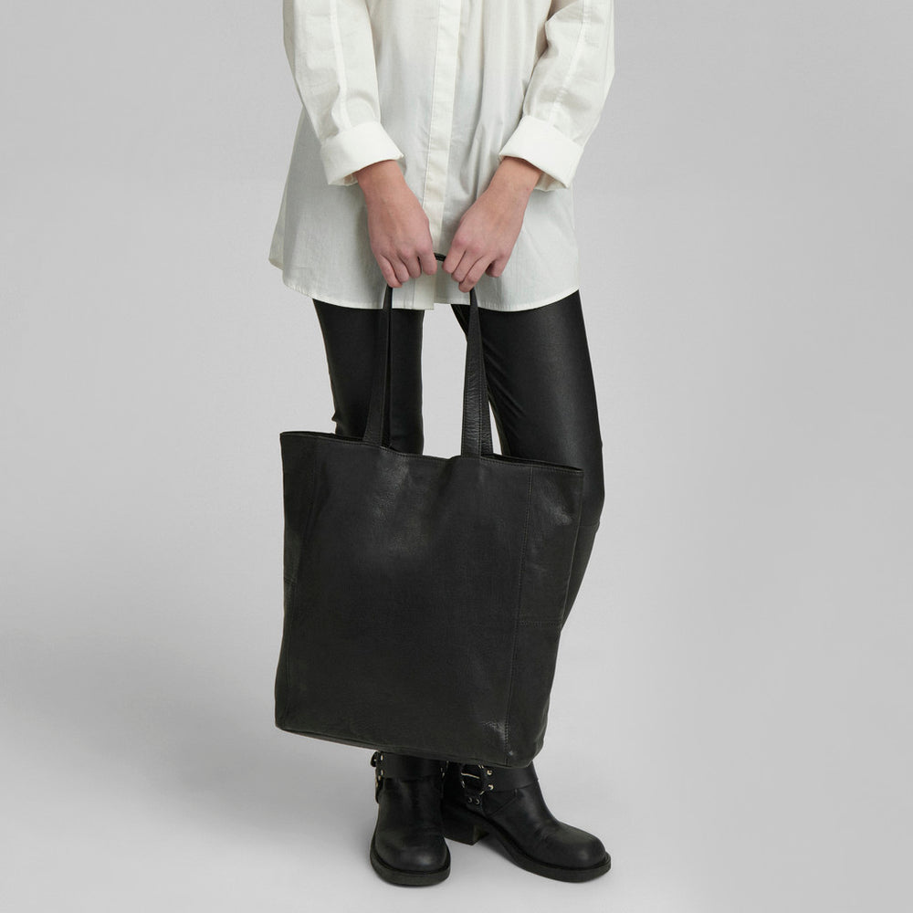 Musthave shopper leatherbag / 13728 - Black – DEPECHE