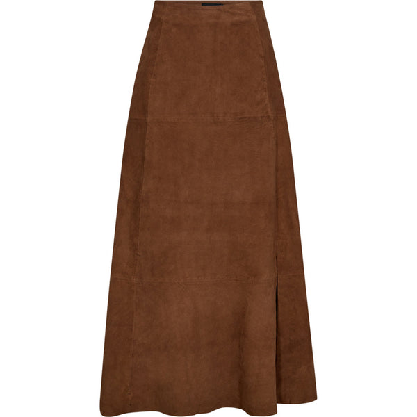 Depeche leather wear Naomi suede skirt Skirts 014 Cognac