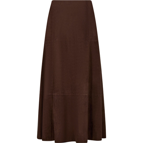 Depeche leather wear Naomi suede skirt Skirts 067 Dusty brown