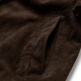 Depeche leather wear Naomi suede trench coat Jacket 067 Dusty brown