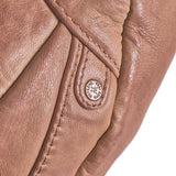 DEPECHE Oversize leather bumbag in high and soft quality Bumbag 156 Camel