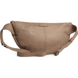 DEPECHE Oversize leather bumbag in high and soft quality Bumbag 168 Latte