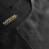 Depeche leather wear Penny leather dress with rivets Dresses 099 Black (Nero)