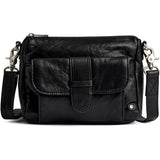 DEPECHE Powerfield lamb leather crossbody bag Cross over 099 Black