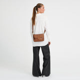 DEPECHE Powerfield lamb leather crossbody bag Crossover 221 Chesterfield