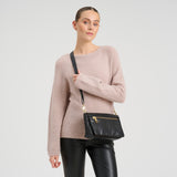 DEPECHE Powerfield sheep leather crossover bag Cross over 097 Gold