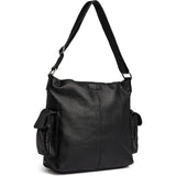 DEPECHE Powerfield sheep leather shopper Shopper 099 Black