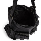 DEPECHE Powerfield sheep leather shopper Shopper 099 Black