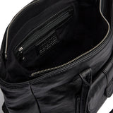 DEPECHE Powerfield sheep leather shoulder bag Shoulderbag / Handbag 099 Black