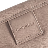 DEPECHE Purse/waist bag in soft leather and timeless design Purse / Credit card holder 038 Dusty taupe