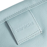 DEPECHE Purse/waist bag in soft leather and timeless design Purse / Credit card holder 238 Dusty Blue
