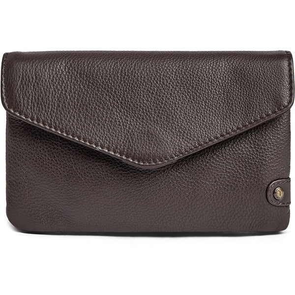 DEPECHE Purse/waist bag in soft leather and timeless design Purse / Credit card holder 033 Mocca