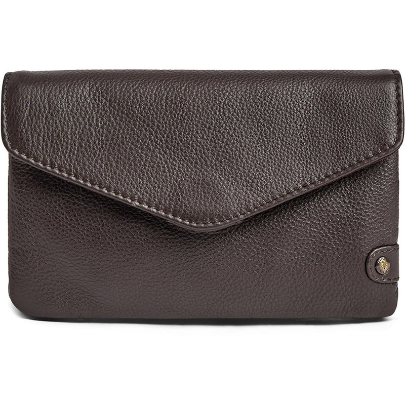 DEPECHE Purse/waist bag in soft leather and timeless design Purse / Credit card holder 033 Mocca