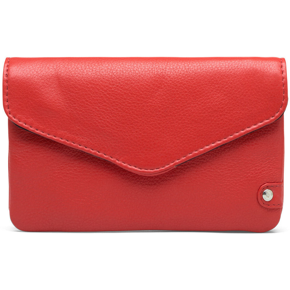 Soft red leather purse 2025