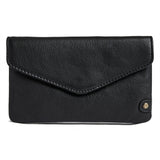 DEPECHE Purse/waist bag in soft leather and timeless design Purse / Credit card holder 154 Black/Brass