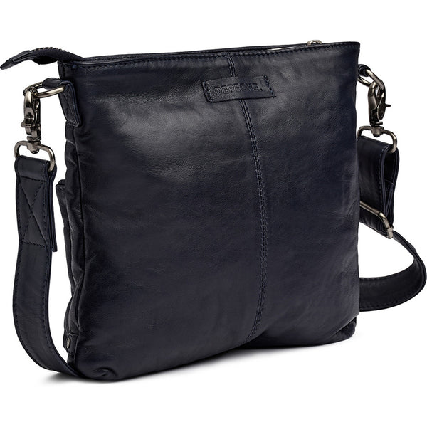 DEPECHE Raw and nice crossbody bag in soft leather Cross over 178 Navy