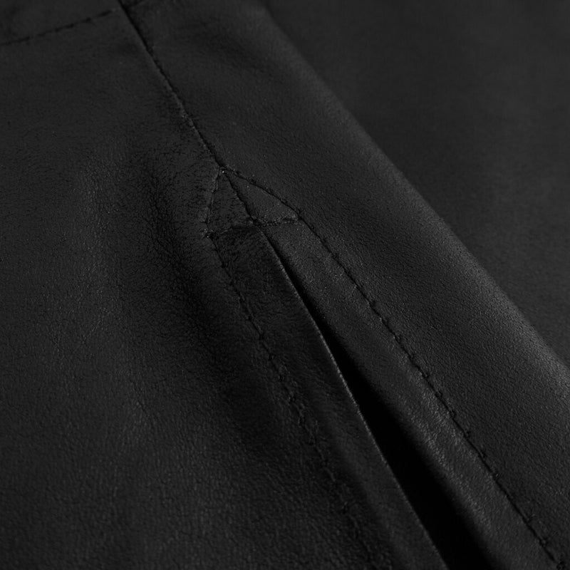 Depeche leather wear RayeDEP Maxi Leather Dress Dresses 099 Black (Nero)