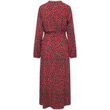 Depeche Clothing Red leo Kylie dress Dresses 277 Red Animal Print