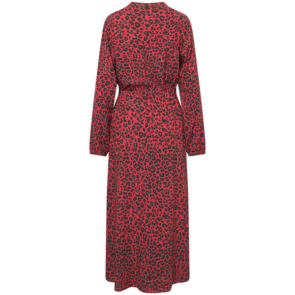 Depeche Clothing Red leo Kylie dress Dresses 277 Red Animal Print