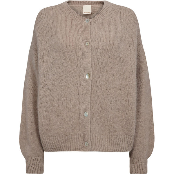 Sarah alpaca knit cardigan / 100376 - Sand – DEPECHE