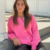 Depeche Clothing SarahDe Alpaca Cardigan Knitwear 042 Pink