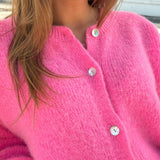 Depeche Clothing SarahDe Alpaca Cardigan Knitwear 042 Pink