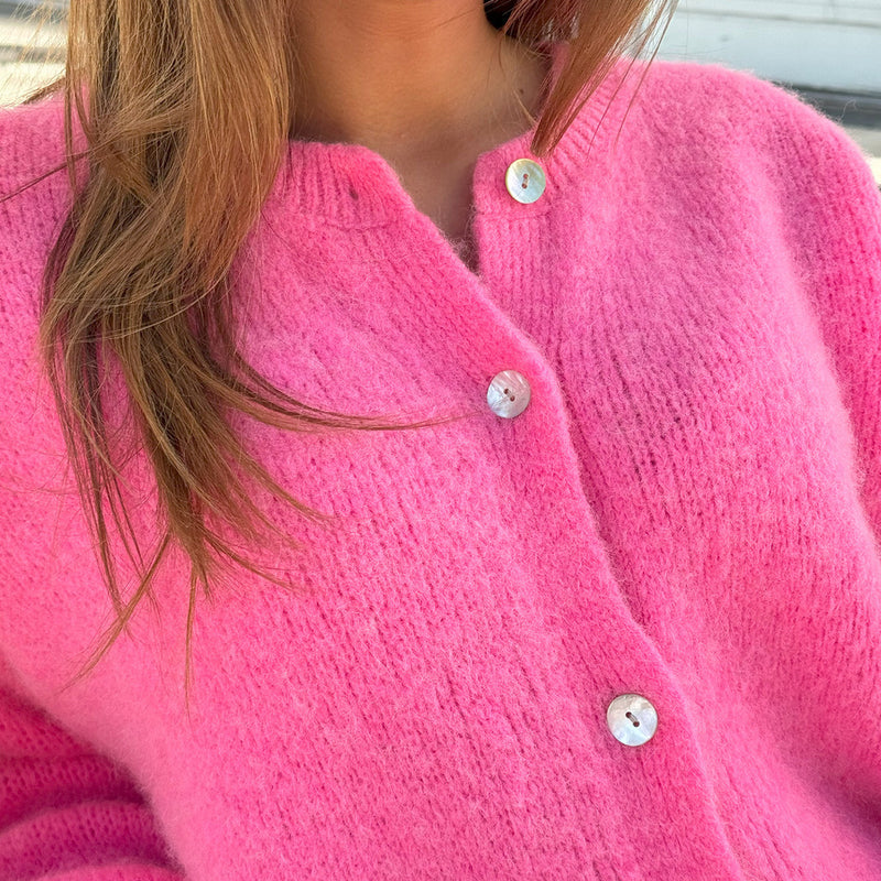 Depeche Clothing SarahDe Alpaca Cardigan Knitwear 042 Pink