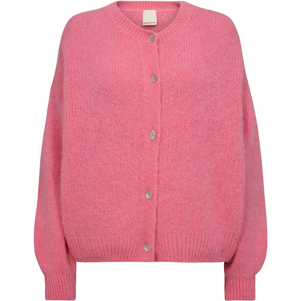 Sarah alpaca knit cardigan / 100376 - Pink – DEPECHE