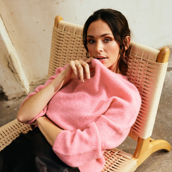 Depeche Clothing Sarah alpacha knit Knitwear 042 Pink
