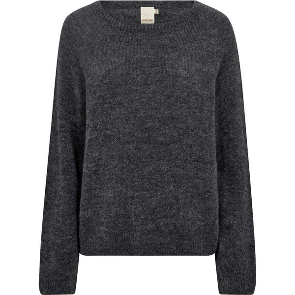 Depeche Clothing Sarah alpacha knit Knitwear 254 Grey Melange