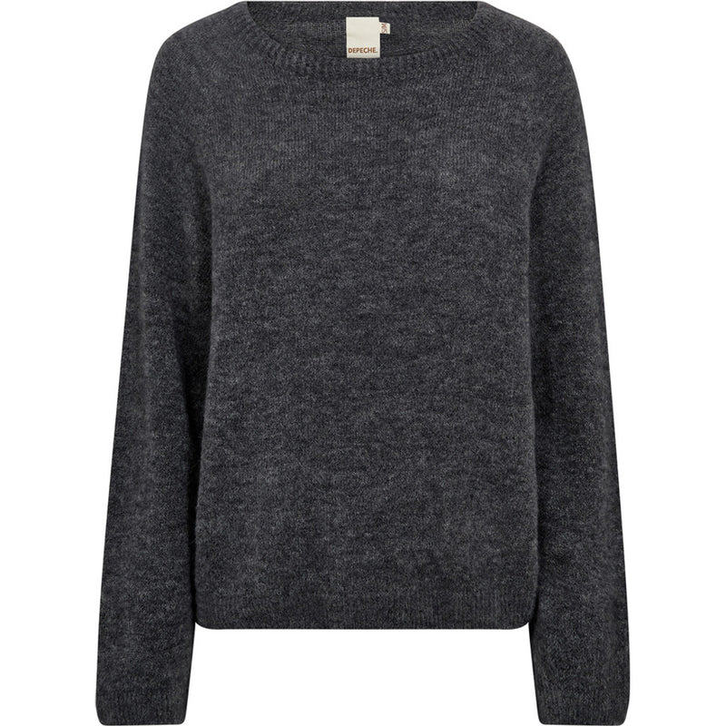 Depeche Clothing Sarah alpacha knit Knitwear 254 Grey Melange