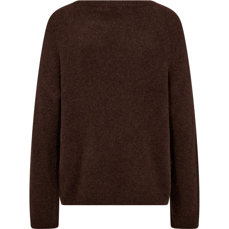 Depeche Clothing Sarah alpacha knit sweater Knitwear 015 Brown