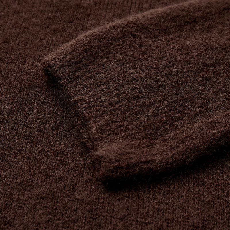 Depeche Clothing Sarah alpacha knit sweater Knitwear 015 Brown