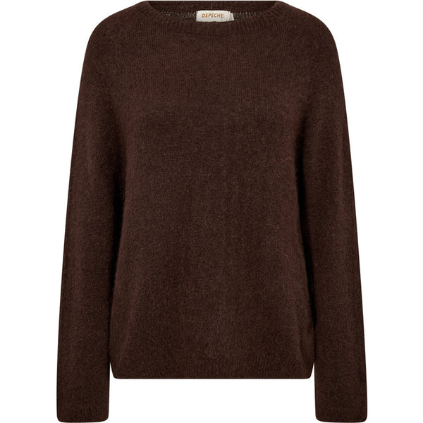 Depeche Clothing Sarah alpacha knit sweater Knitwear 015 Brown