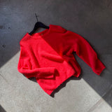 Depeche Clothing Sarah alpacha knit sweater Knitwear 073 Coral