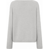 Depeche Clothing Sarah alpacha knit sweater Knitwear 332 Light Grey Melange
