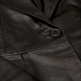 Depeche leather wear Sasi Leather Blazer Blazer 099 Black