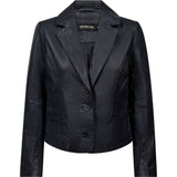 Depeche leather wear Savanna leather blazer Blazer 031 Ocean