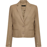 Depeche leather wear Savanna leather blazer Blazer 177 Cream
