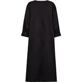 Depeche Clothing Sharon dress with puffsleeves Dresses 099 Black (Nero)