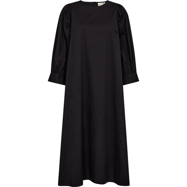 Depeche Clothing Sharon dress with puffsleeves Dresses 099 Black (Nero)