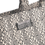 DEPECHE Shopper decorated with beautiful pattern Shopper 232 Black Printed