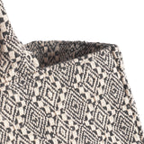 DEPECHE Shopper decorated with beautiful pattern Shopper 232 Black Printed
