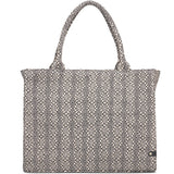 DEPECHE Shopper decorated with beautiful pattern Shopper 232 Black Printed